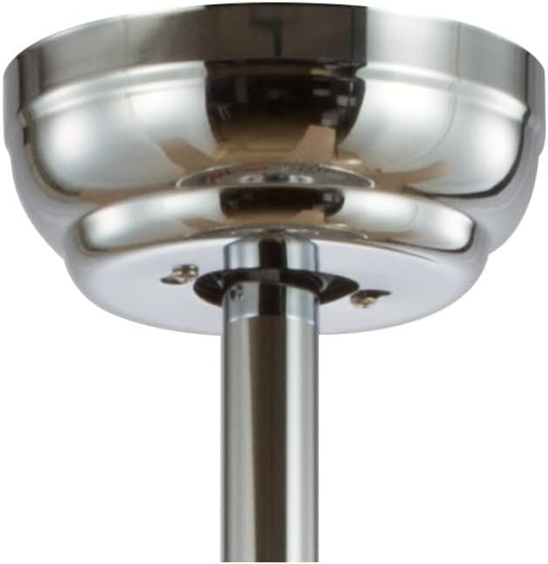 Contemporary Reversible Chrome Lighting Ceiling Fan-4