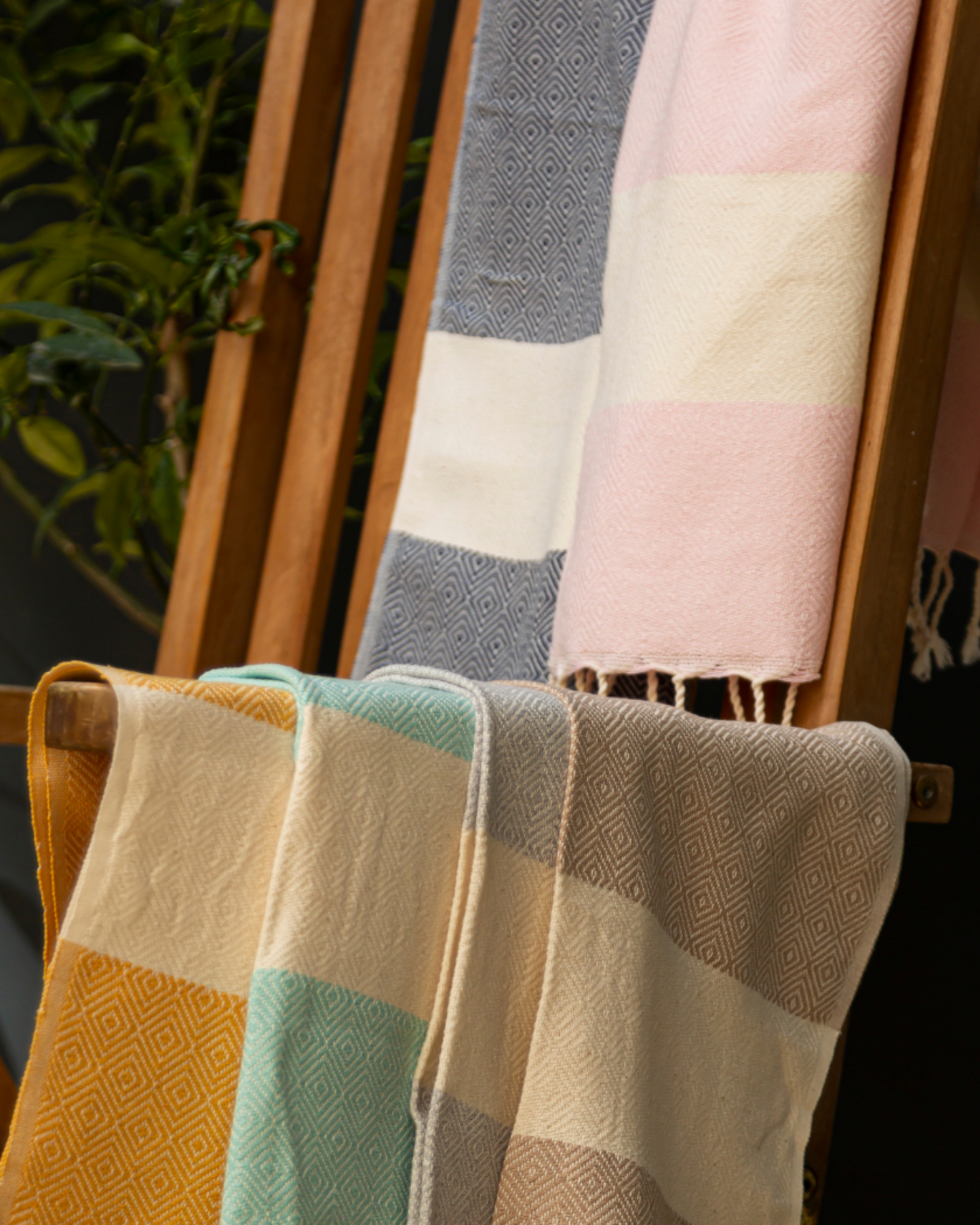 DIAMANT Hammam Towel, Beach Towel, Pestemal - Beige-4