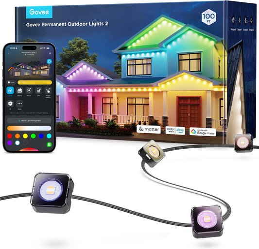 Govee permanent outdoor lighting matter rgbicw - 30m-0