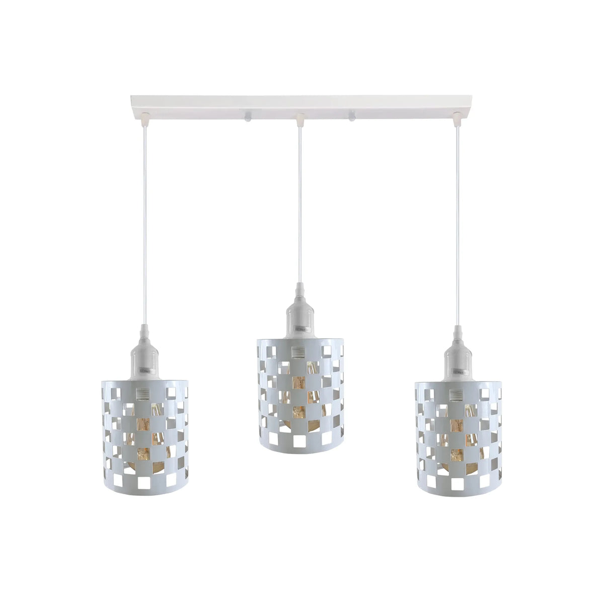 Industrial Pendant Lighting, Adjustable E27 Metal Cage Hanging Light Fixtures ~4326-5