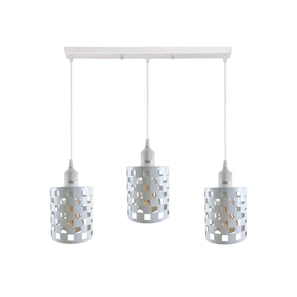 Industrial Pendant Lighting, Adjustable E27 Metal Cage Hanging Light Fixtures ~4326-5