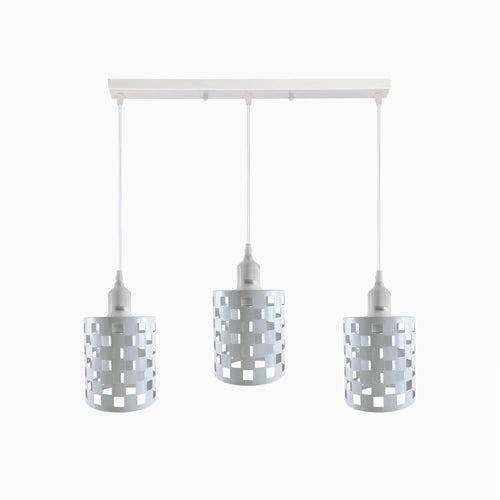 Industrial Pendant Lighting, Adjustable E27 Metal Cage Hanging Light Fixtures ~4326-0