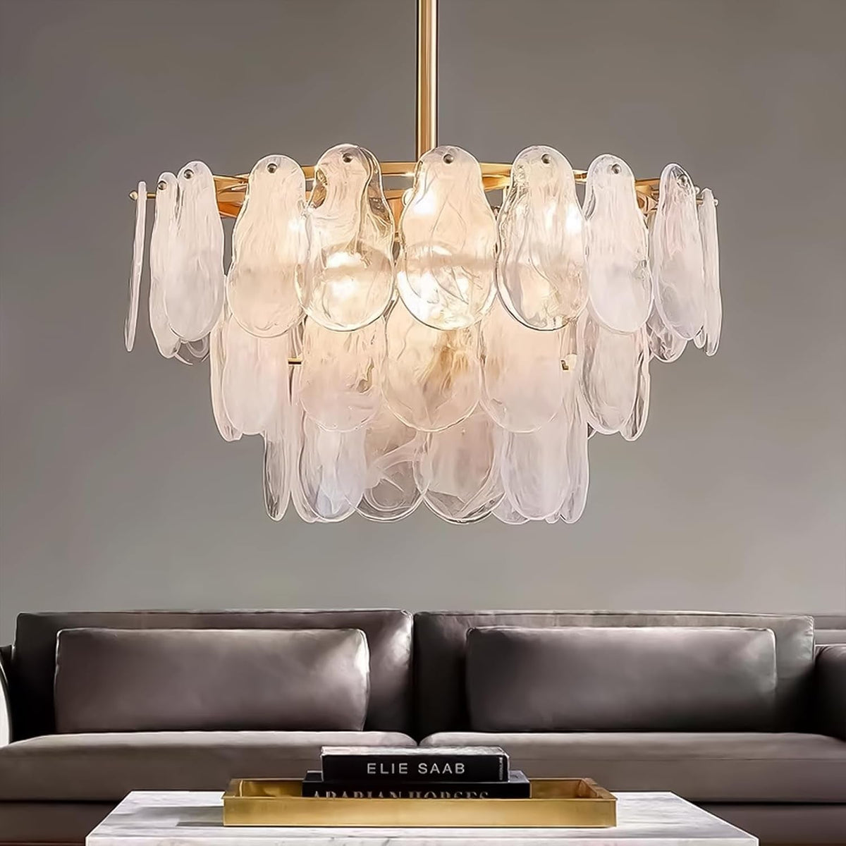 24Inch Gold Elegant Chandelier Pendant Lighting Fixture-0