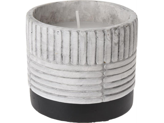 Pro garden citronella candle in ceramic pot dia.9x8cm-0