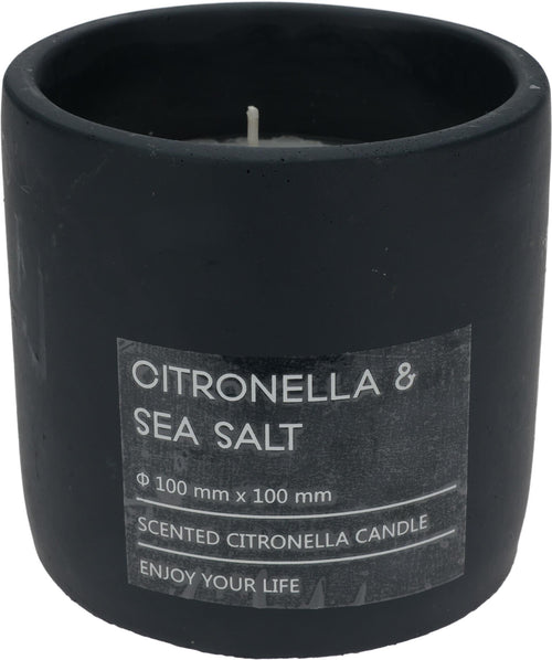 Pro garden citronella candle in pot 10cm anthracite-0