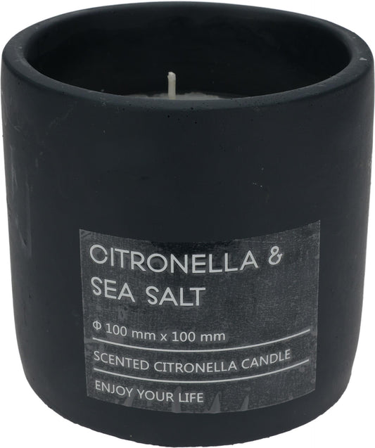 Pro garden citronella candle in pot 10cm anthracite-0