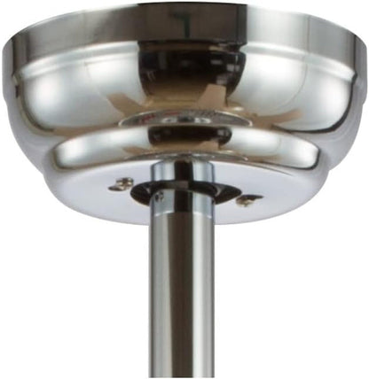Contemporary Reversible Chrome Lighting Ceiling Fan-4