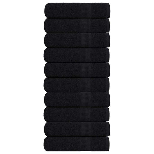 Vidaxx towels frogn 10 pcs 50x100 cm 360 g m² black-0