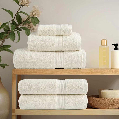 VidaXL Gastendoek solund 2 st crème 15 x 21 cm 550 gsm-0