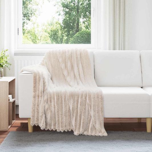 VidaXL Kleden 6 st beige 150 x 130 cm 2.85 kg fleece-0