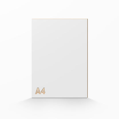 Creatorally Solid-Color Plywood Sheets – 6pcs A4 11.7"x8.27" 3mm, FSC Certified & DIY-5