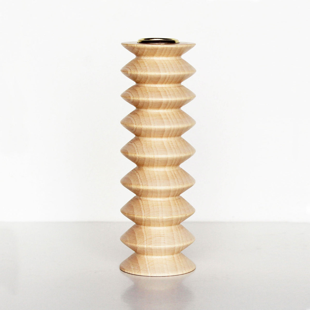 Totem Wooden Candle Holder - Tall Nº 2-0