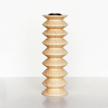 Totem Wooden Candle Holder - Tall Nº 2-0