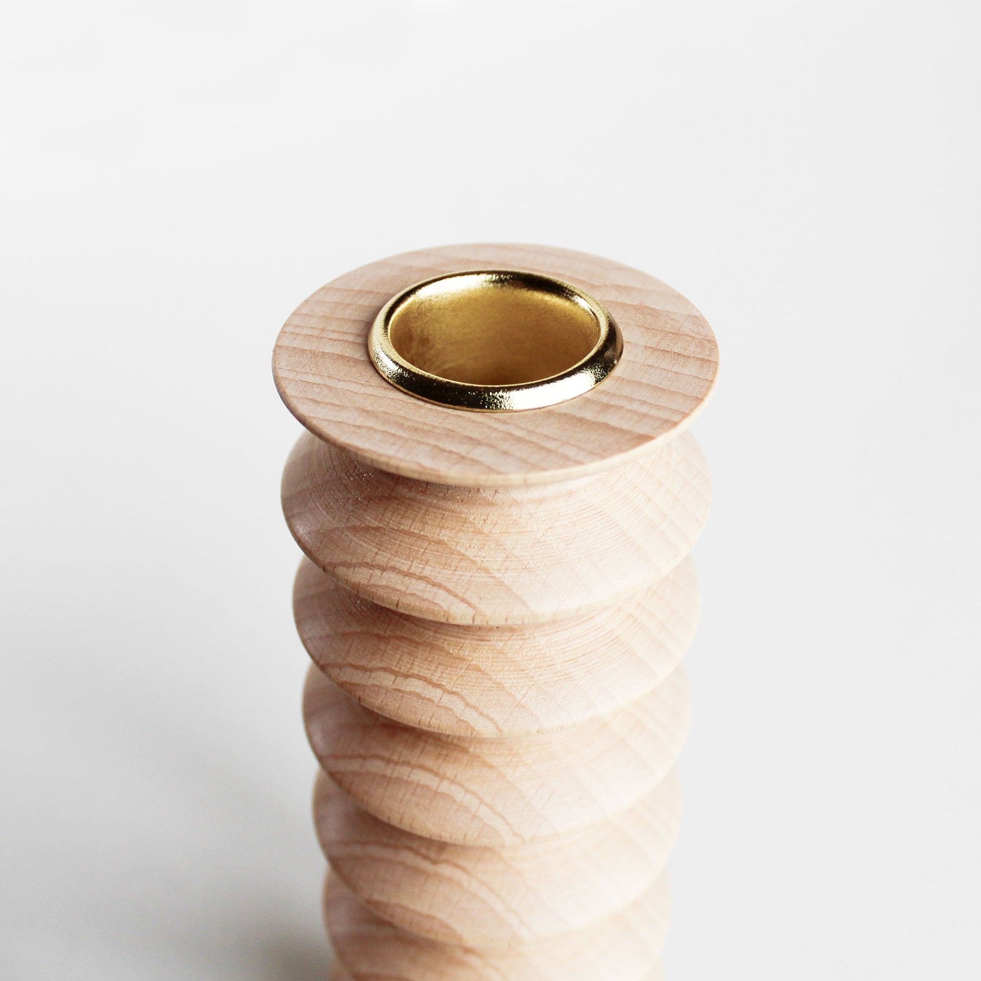 Totem Wooden Candle Holder - Tall Nº 2-1