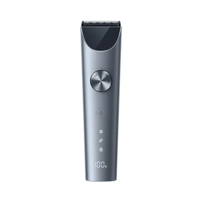 Professional Hair Clipper Digital Display Length Adjustments Grey-0