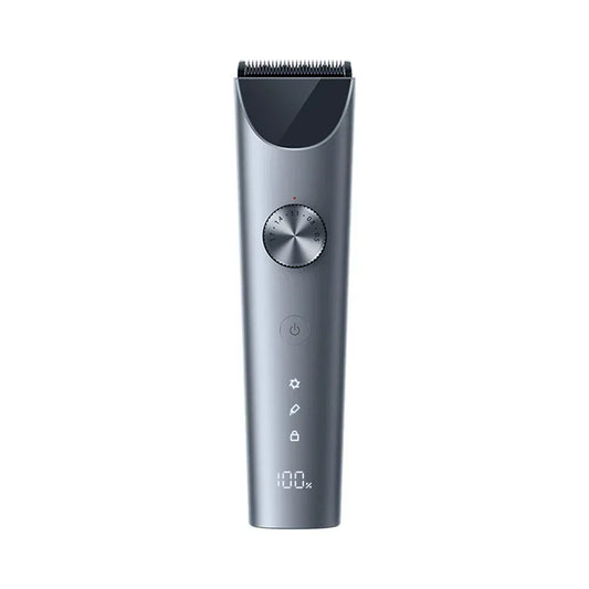 Professional Hair Clipper Digital Display Length Adjustments Grey-0