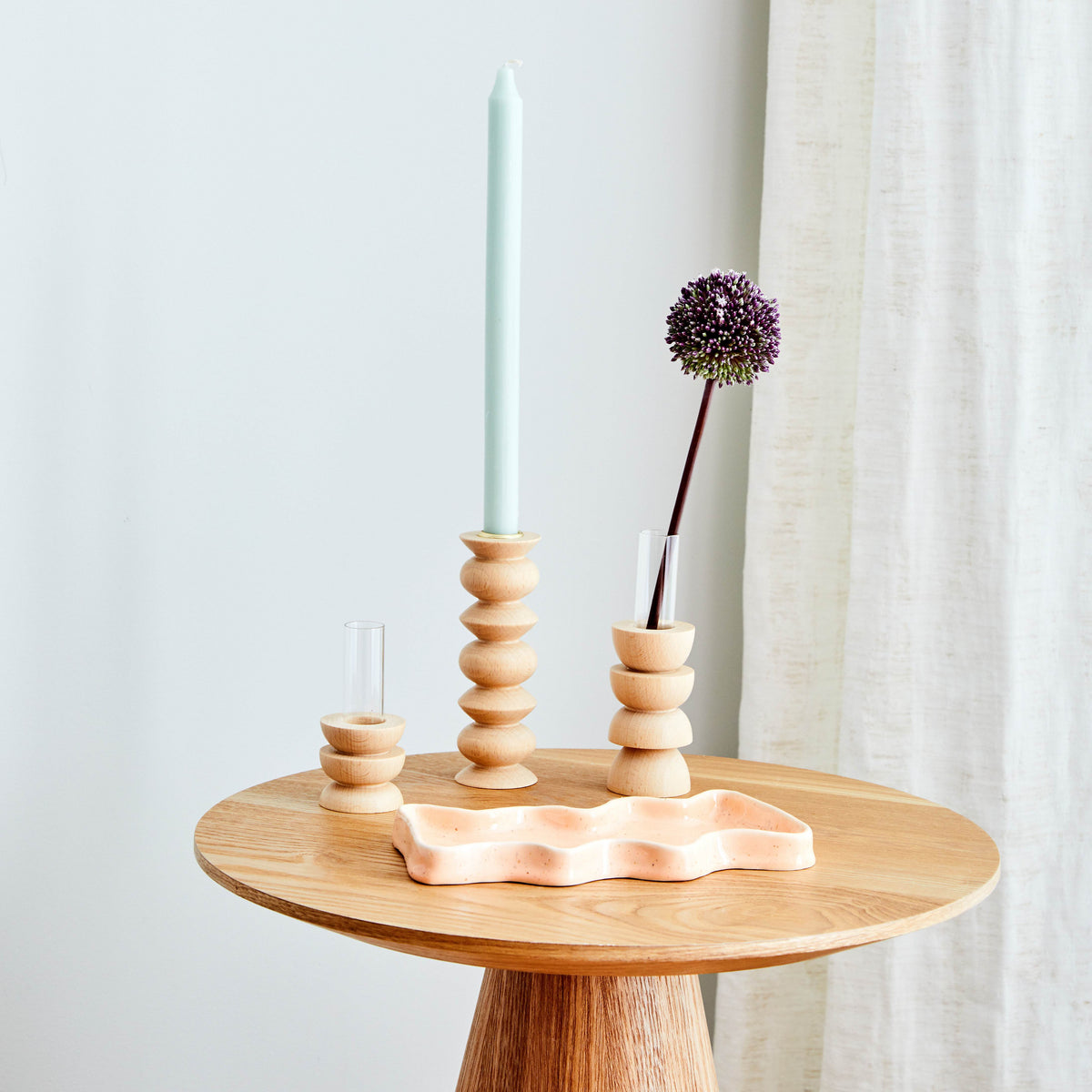 Totem Wooden Vase - Short Nº 4-3