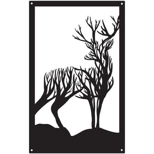Highland Stag Garden Mirror-0