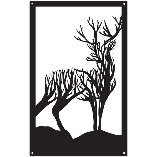 Highland Stag Garden Mirror-0