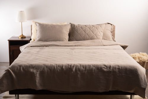 Natural linen duvet cover, US SIZES-0