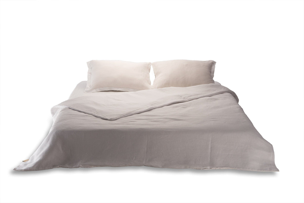 Natural linen duvet cover, US SIZES-1