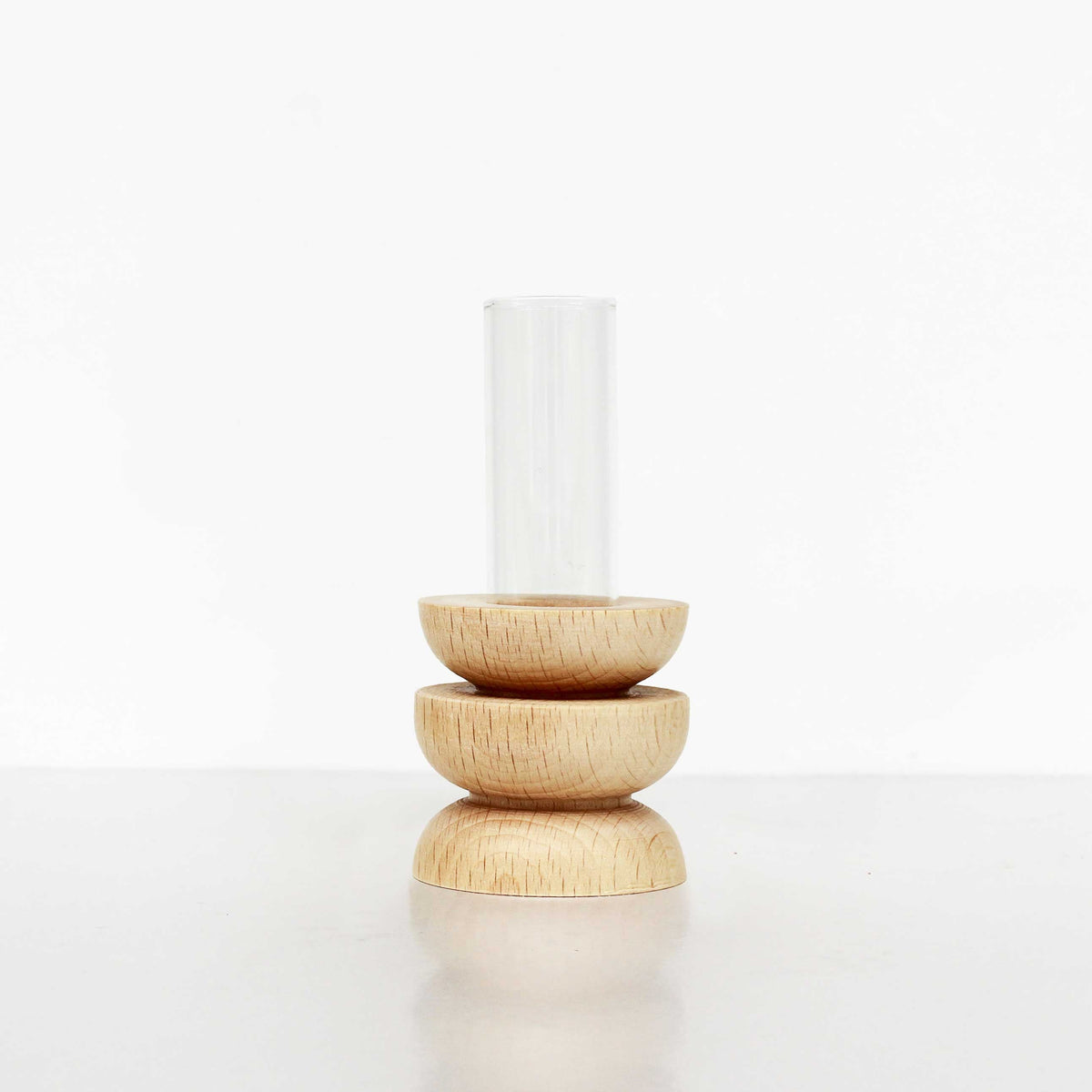 Totem Wooden Vase - Short Nº 4-0