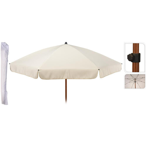 Pro Garden tuinparasol 220cm ecru-0
